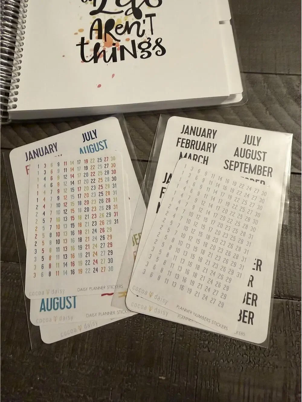Cocoa Daisy Undated weekly/monthly planner